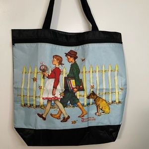 Norman Rockwell tote